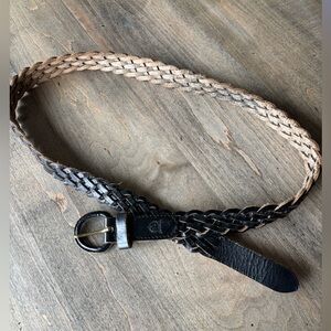 Christian Dior Vintage Leather Braided Belt